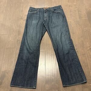 Agave‎ Denim Jeans Mens 40 Blue The Cowboy Classic Boot Cut Made in USA Stretch
